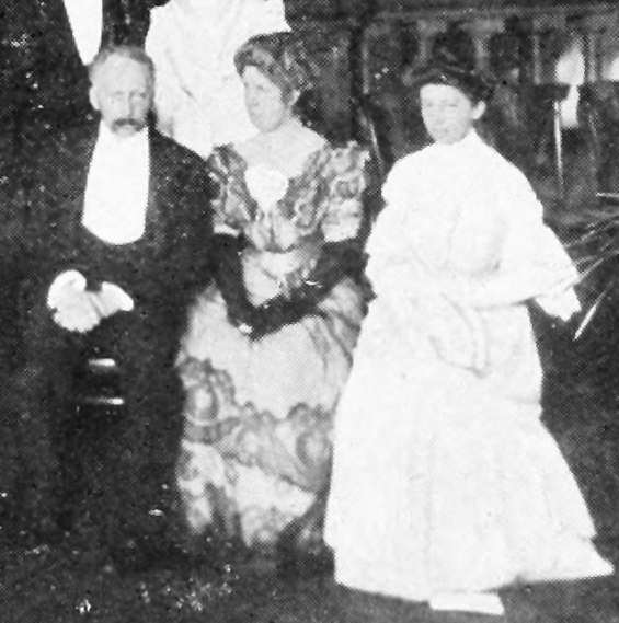 William and Beatrice with his collaborator and sister-in-law Florence Durham