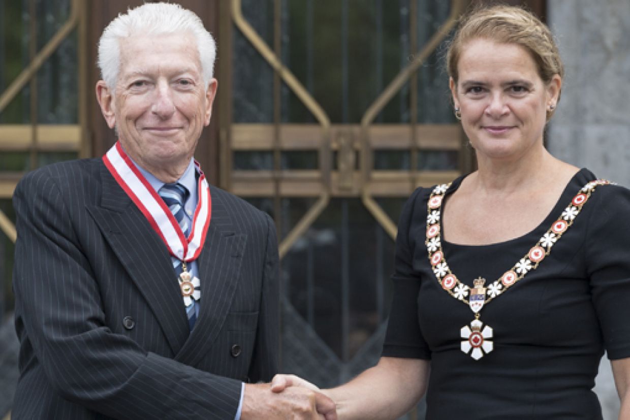 Paul Armstrong with Julie Payette