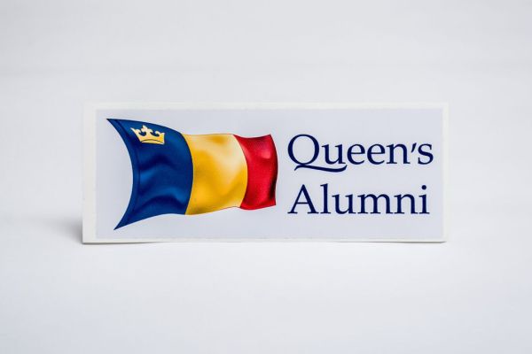 Queen&#039;s Alumni Removable Bumper Sticker
