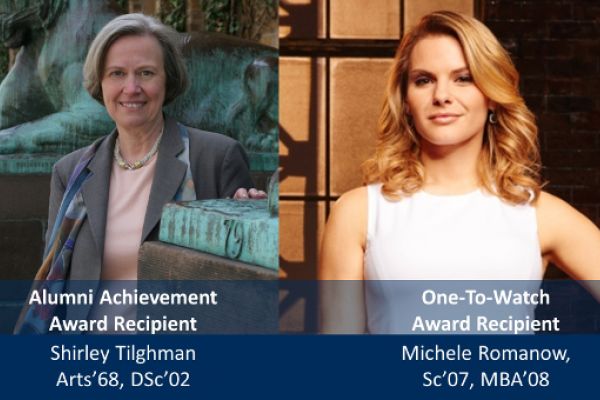 Shirley Tilghman and Michele Romanow