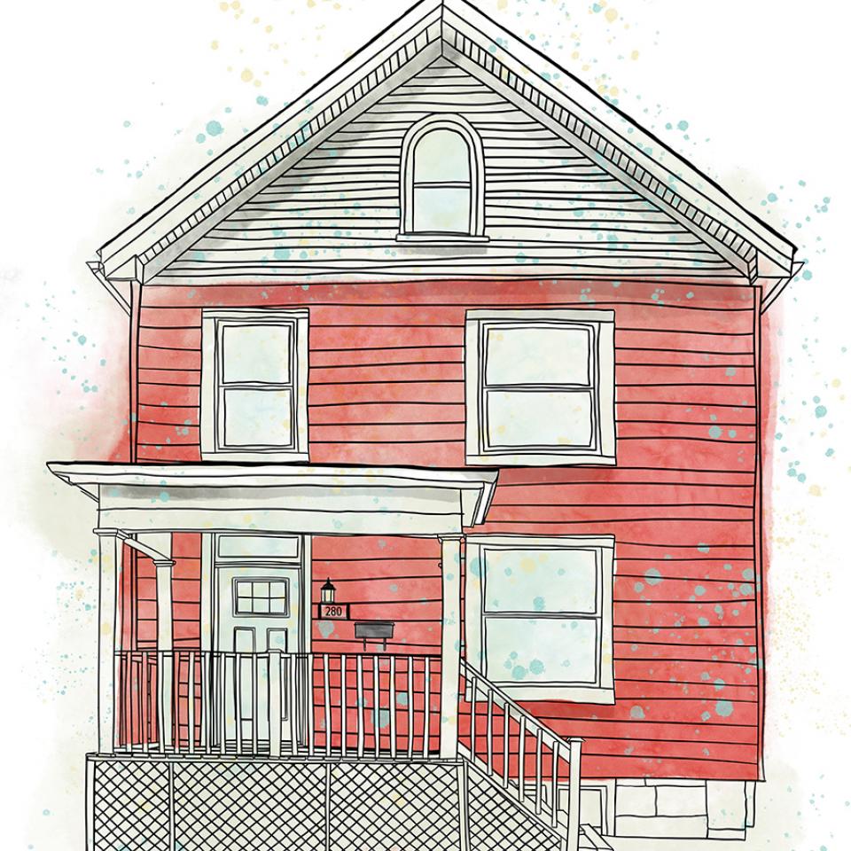 Illustration of 280 Victoria Street.