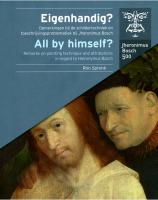 All by Himself? Remarks on painting technnique and attributions in regard to Hieronymus Bosch book cover