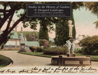 "Studies in the History of Gardens & Designed Landscapes" poster