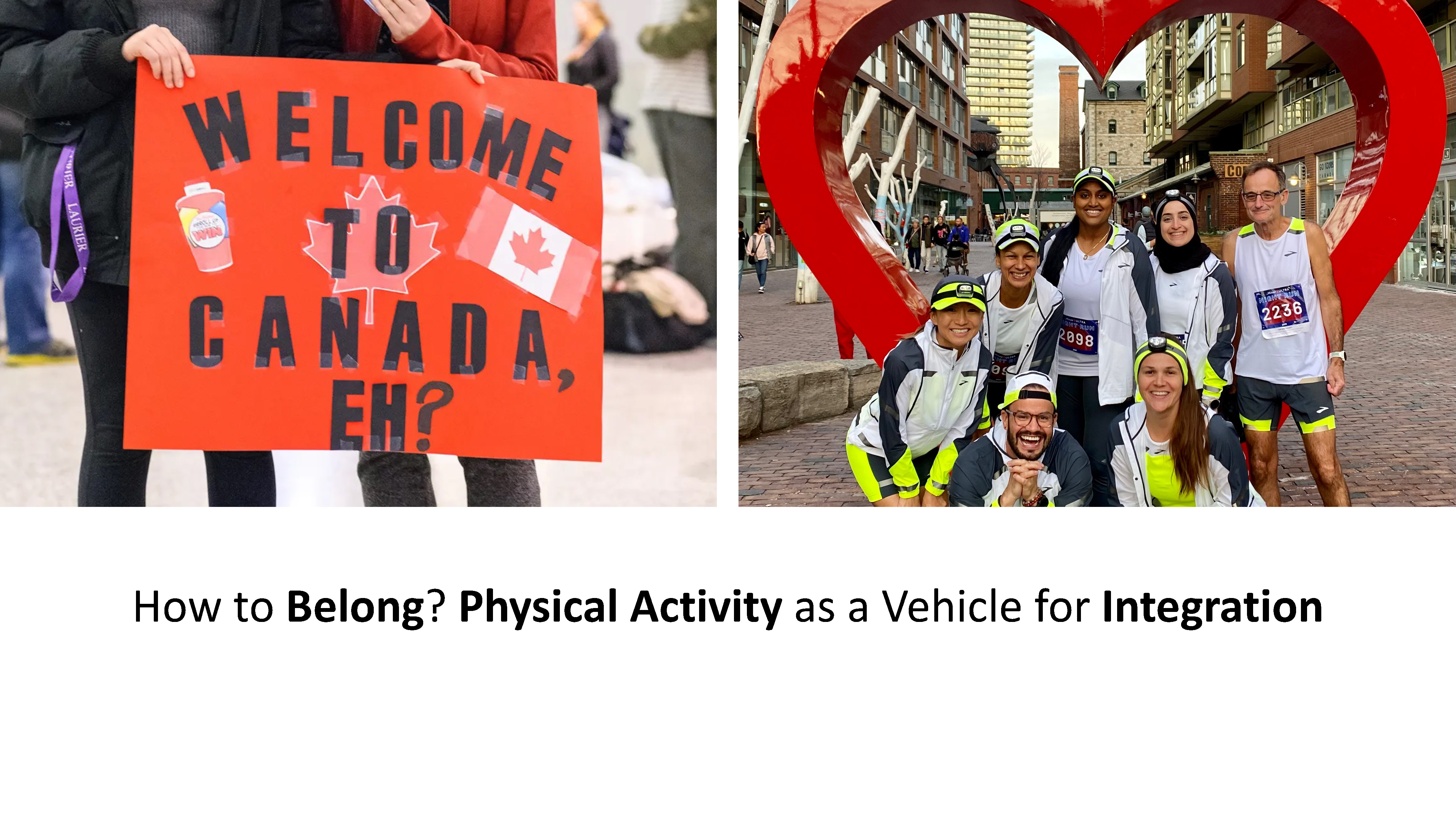 How to Belong? Physical Activity as a Vehicle for Integration