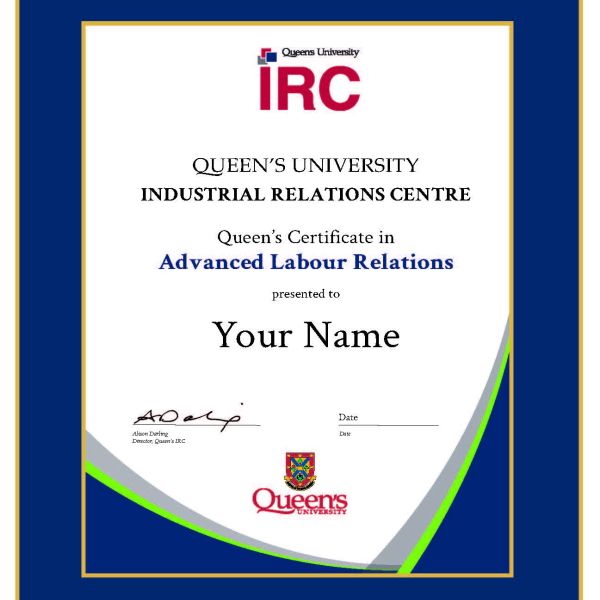 Advanced Labour Relations Certificate