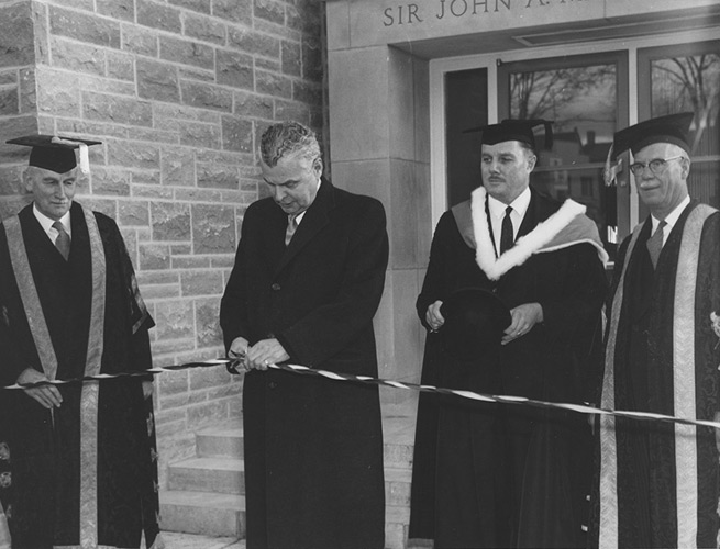 [the opening of the law building]