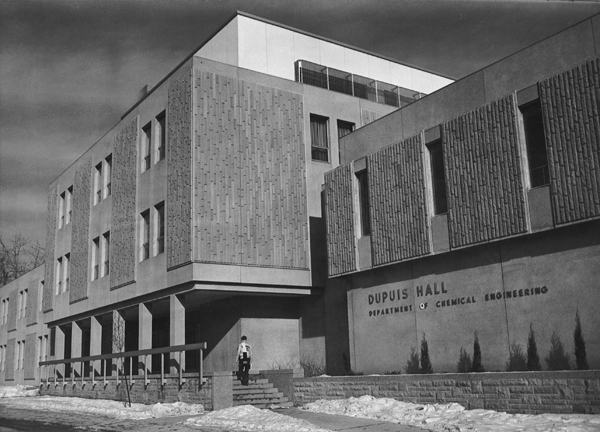 [photo of Dupuis Hall in 1969]