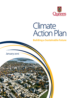 report cover for the climate action plan