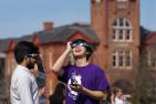Queen's students watch the total solar eclipse