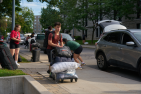Photograph of residence move-in at Queen's in 2022
