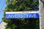 [University District street sign]