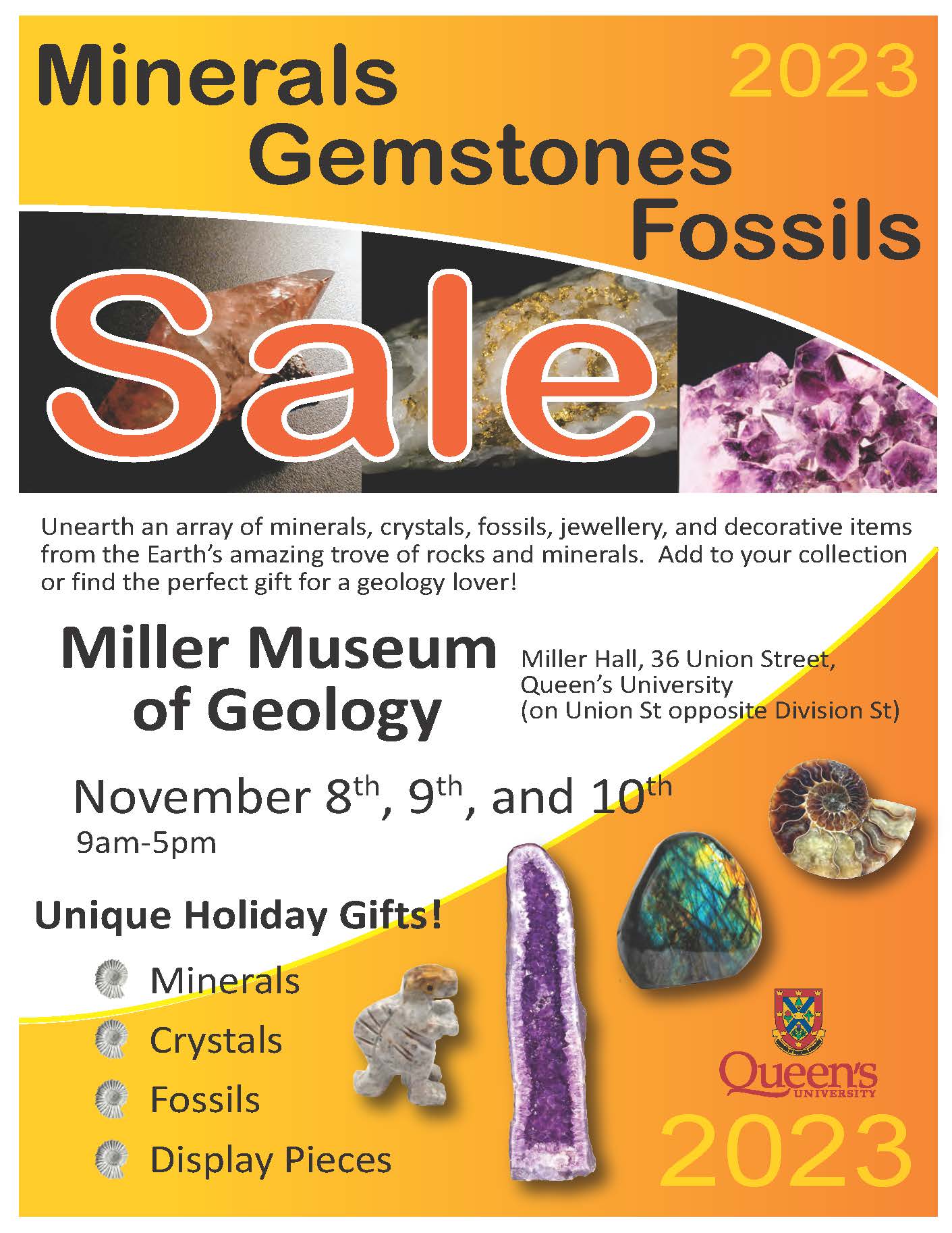 Miller Museum Gem and Mineral Sale