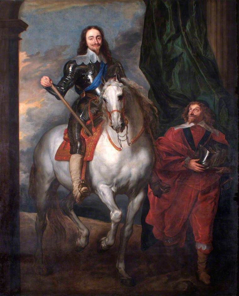Image of the painting Charles I on Horseback by Anthony Van Dyck