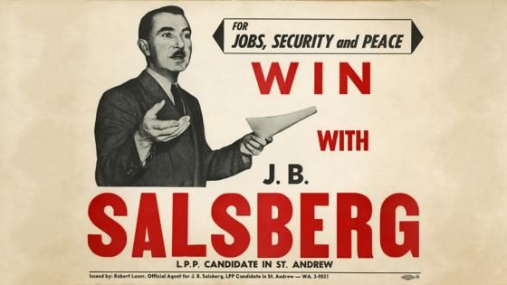 Image of a Campaign poster for J.B. Salsberg