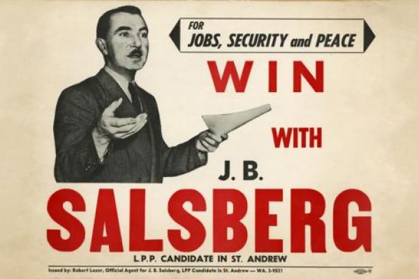 Image of a Campaign poster for J.B. Salsberg