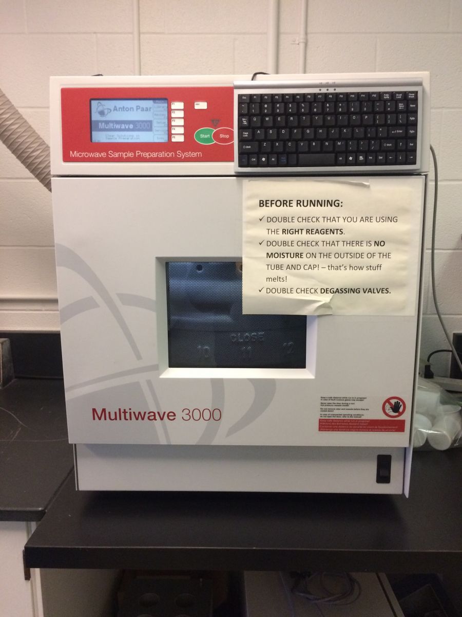 Anton Paar Multiwave 3000 Stable Isotope Lab