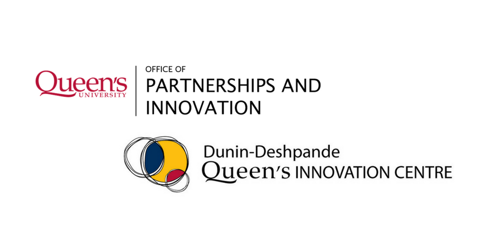 Queen's Partnership & Innovation and Dunin-Deshpande Queen’s Innovation Centre logos