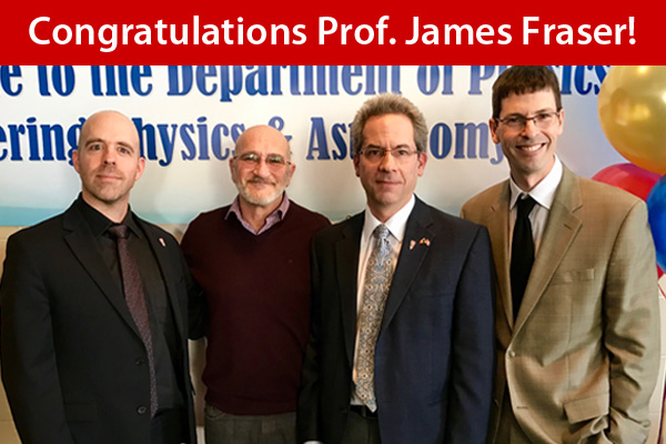 Celebrating Prof. Fraser's induction to the 3M National Fellowship