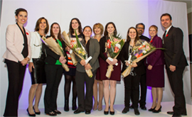 Dr. Kelly Suschinsky and other award recipients