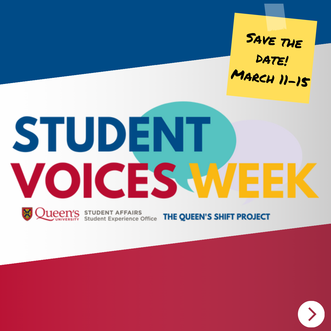 Student Voices Week Promotional Graphic