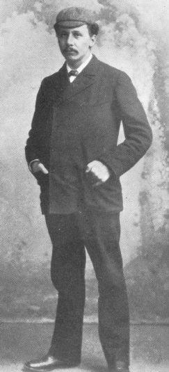 William Bateson (1861-1926), photograph circa 1888 on his return from the Steppes