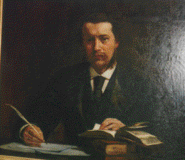 Portrait of George Romanes. Photograph kindly provided by his grandson Giles Romanes.