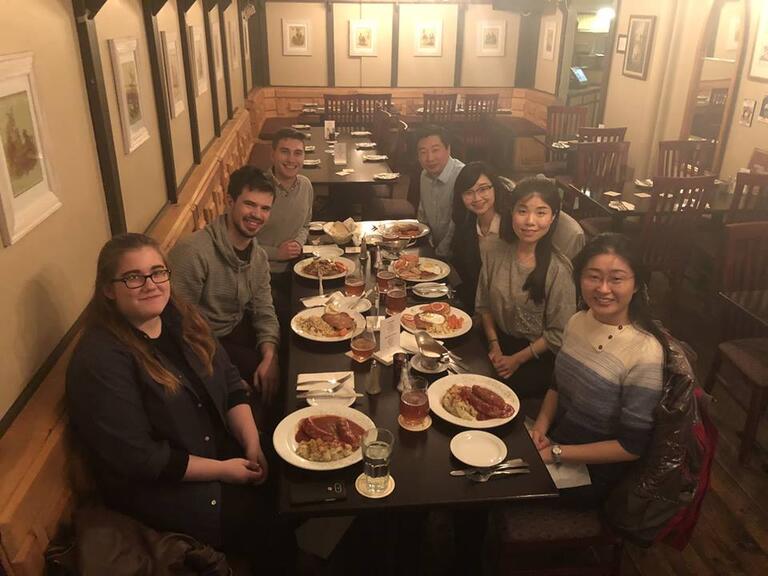 Dinner in December 2017