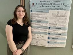 Congratulations to Megan for a great poster presentation on her fourth year thesis project. Well done!