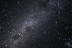 art002e012588 (April 7, 2026) - A stunning snapshot in time. The Artemis II crew captured this breathtaking photo of our galaxy, the Milky Way. The Milky Way’s elegant spiral structure is dominated by just two arms wrapping off the ends of a central bar of stars. Spanning more than 100,000 light-years, Earth is located along one of the galaxy’s spiral arms, about halfway from the center. Credit: NASA Image Credit: NASA