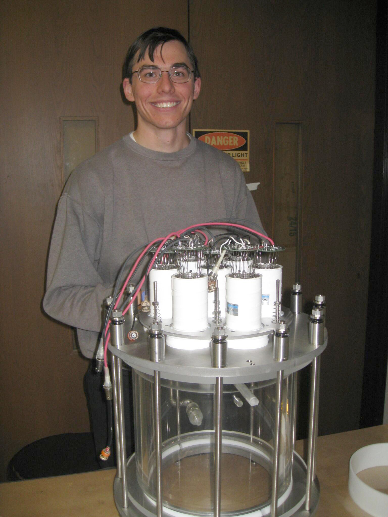 Professor Alex Wright in his Queen's University lab