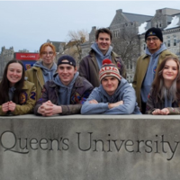 A group of Indigenous Futures in Engineering Students