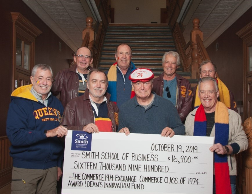 BCom'74 class photo