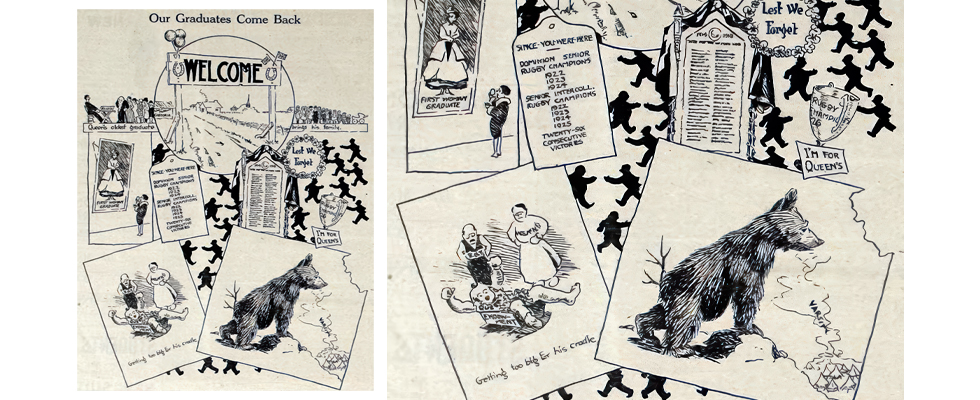 A graphic from the Nov. 12, 1926, edition of the Queen’s Journal advertising Reunion Week.