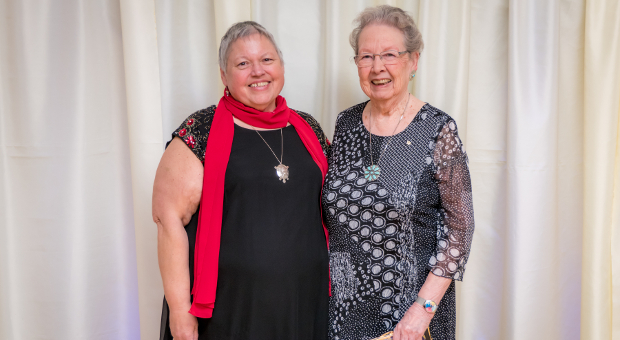 Janice Hill and Marlene Brant Castellano