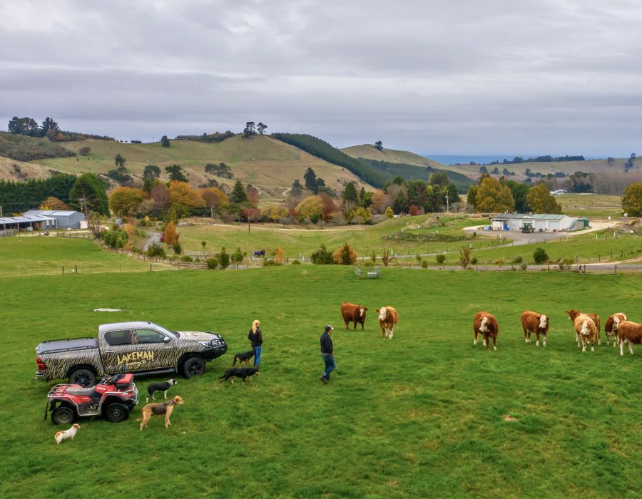 Aerial view of the Lakeman Brewing Co in New Zealand.