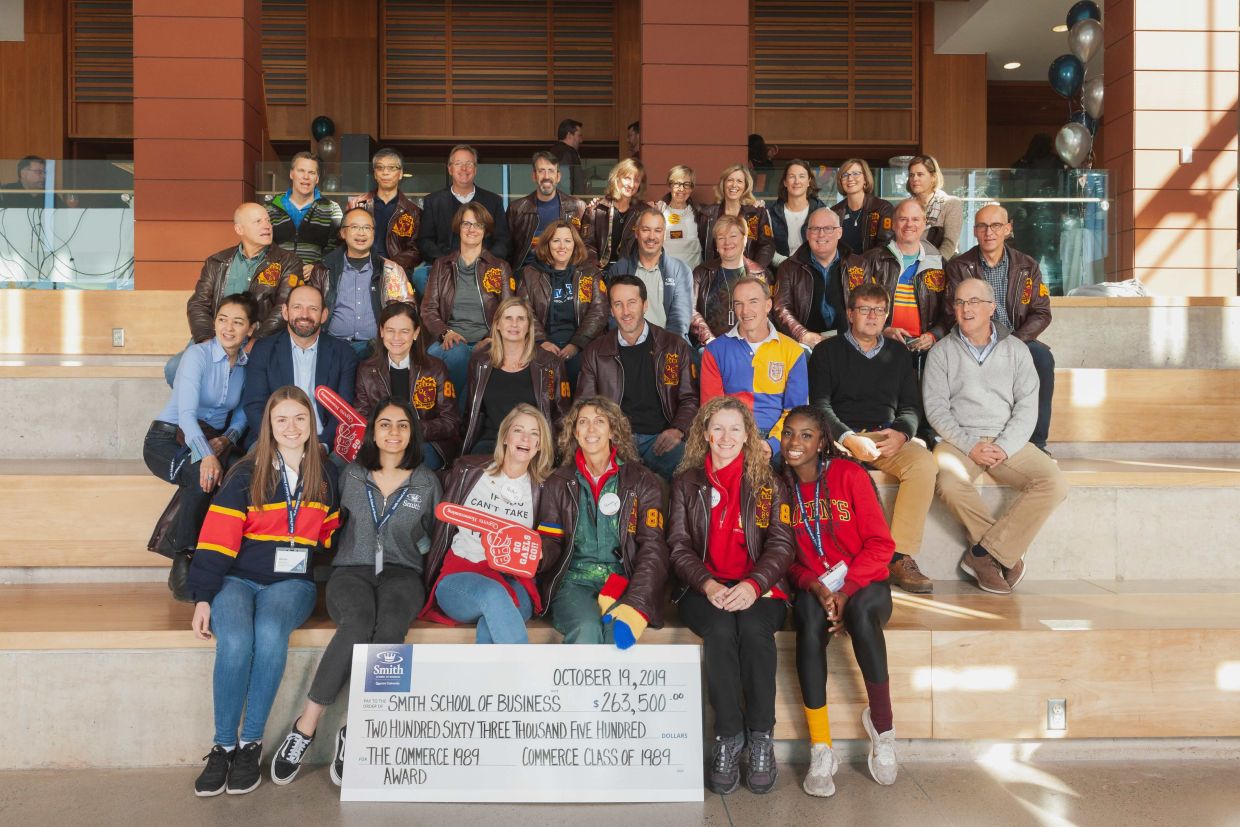 BCom'89 class photo - Homecoming 2019