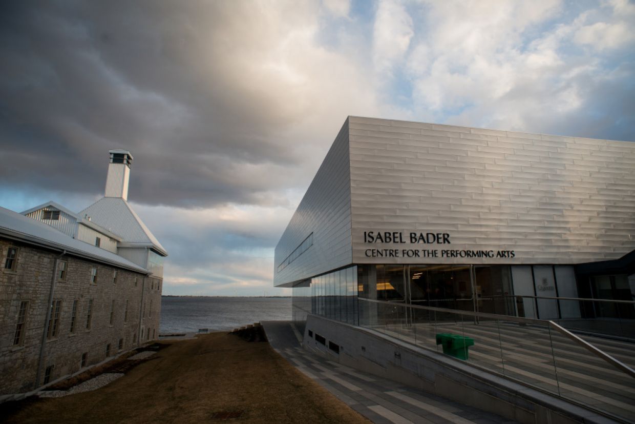 Exterior photo of the Isabel Bader Centre for the Performing Arts