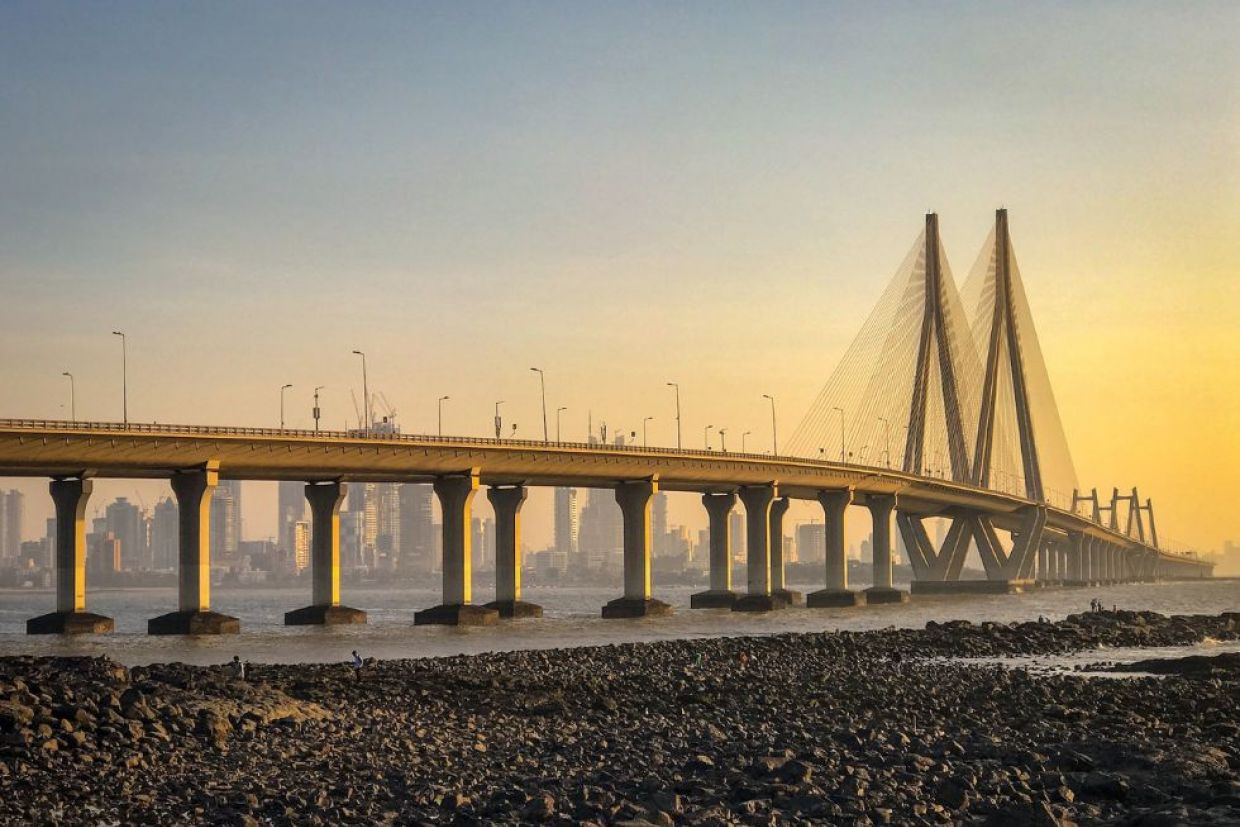 Bandra Worli Sea Link Bridge - Mumbai, India
