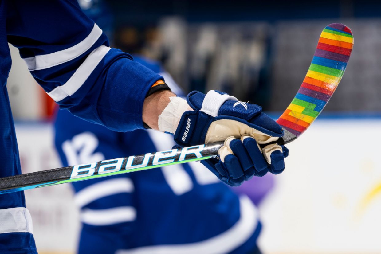 Toronto Maple Leafs on X: Proud to celebrate Pride tonight!!   / X