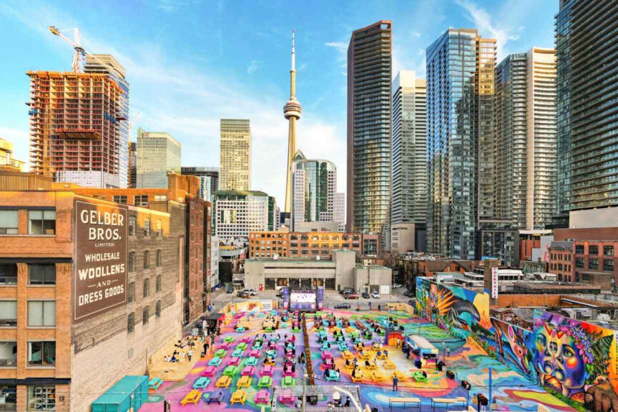 Arial view of RendezViews Venue