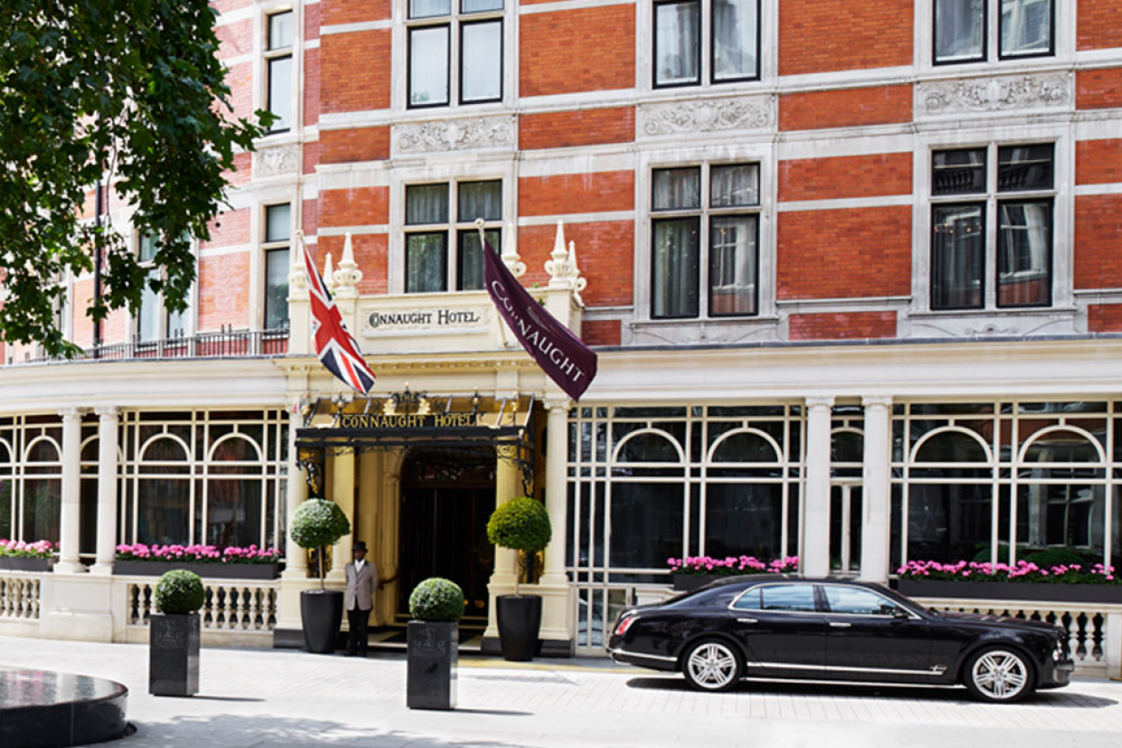The Connaught Hotel outside