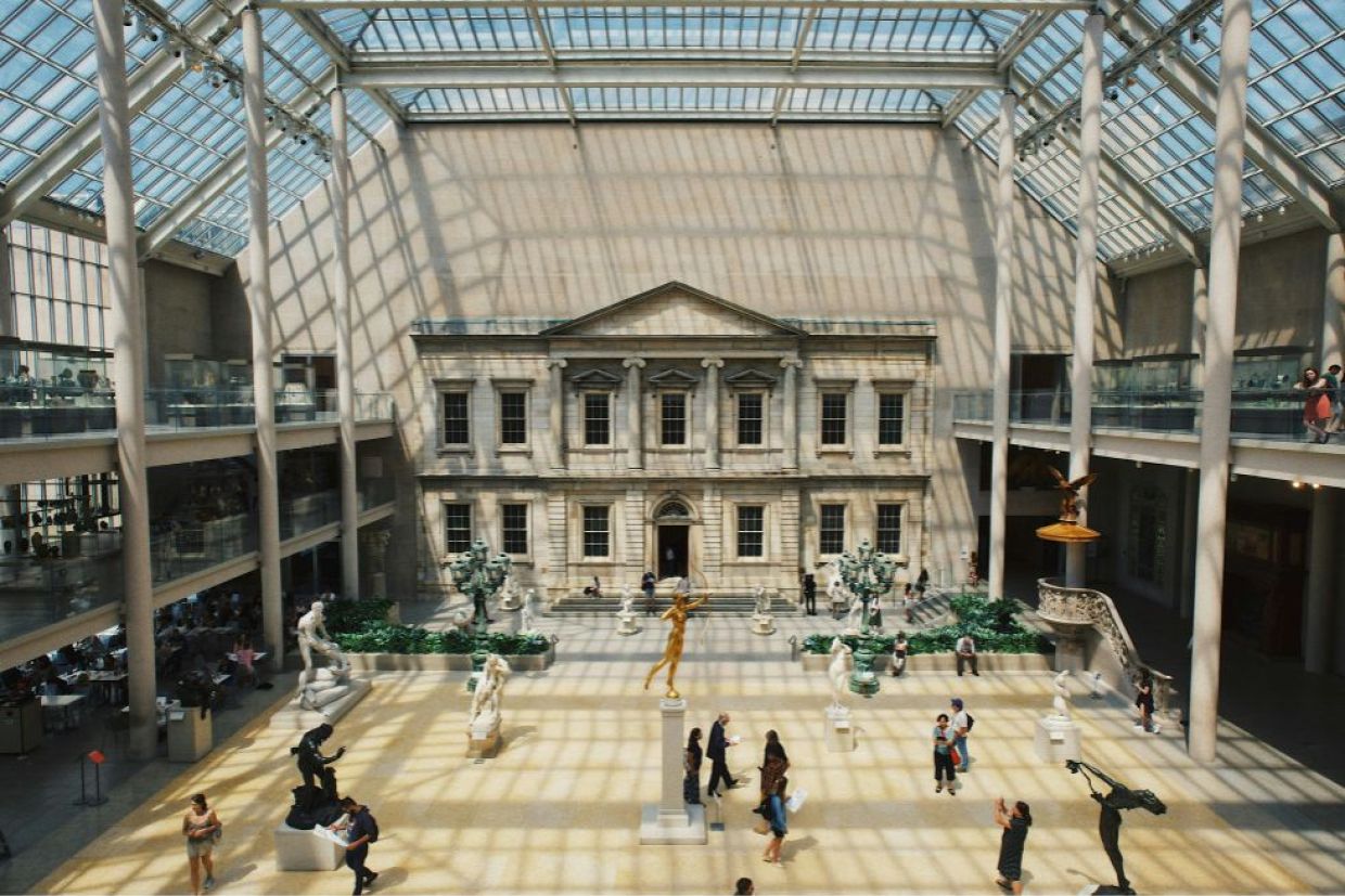 Photo of the Metropolitan Museum of Art's American Wing.