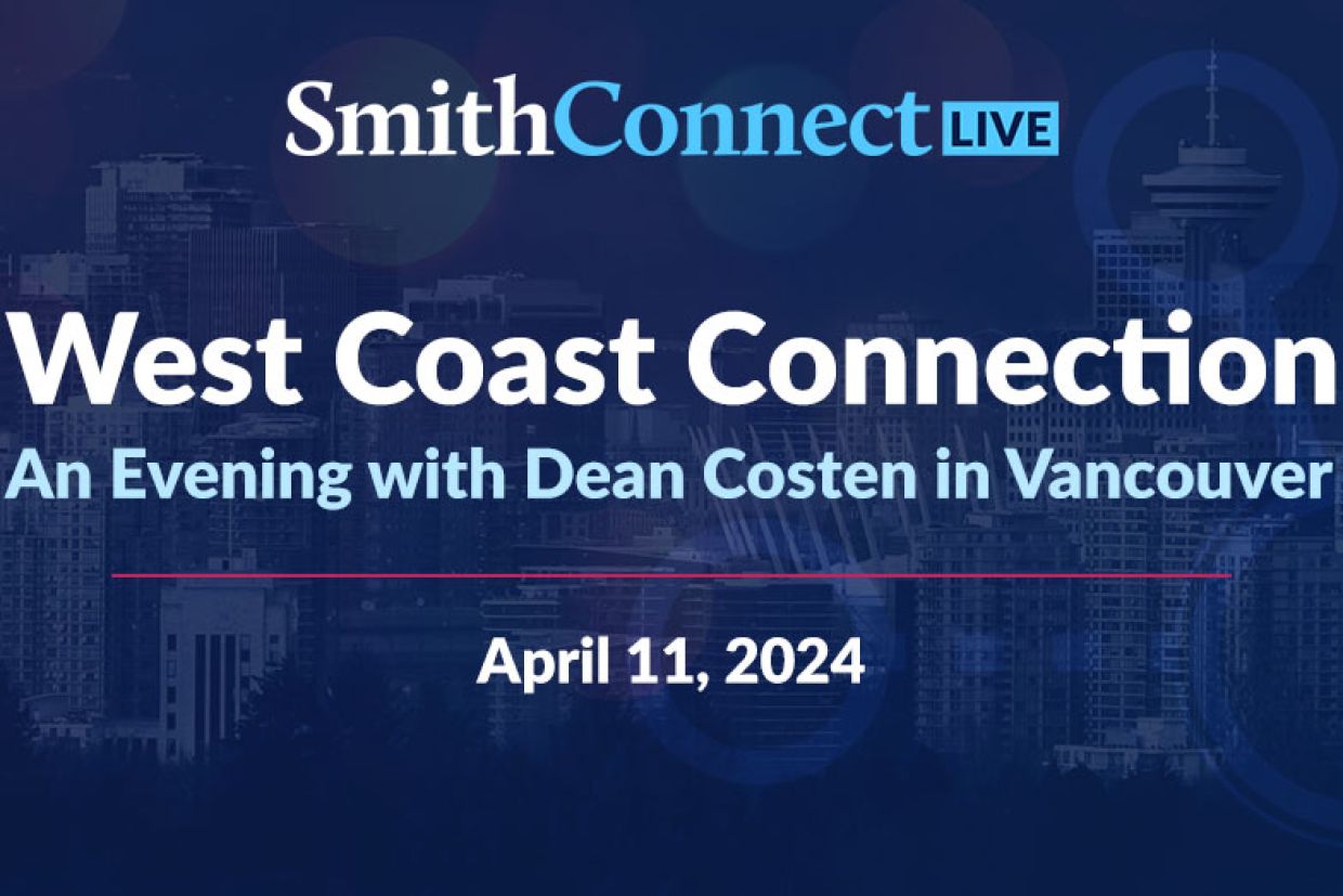 West Coast Connection: An Evening with Dean Costen in Vancouver. April 11, 2024.