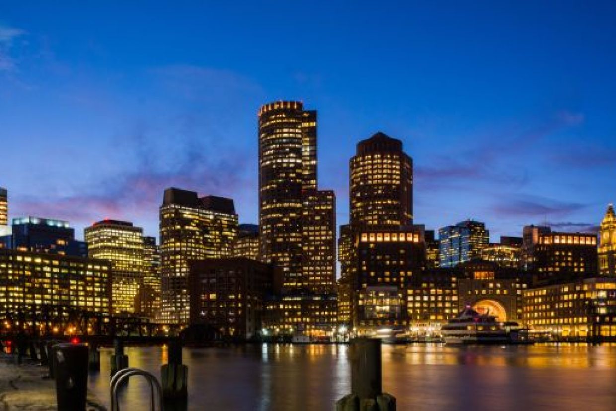 Boston Docks at Night