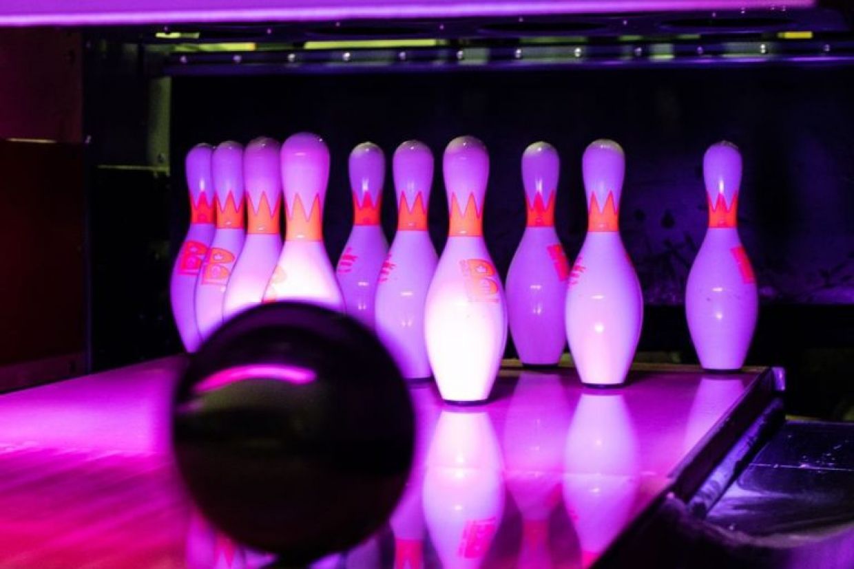 Bowling Pins and Ball