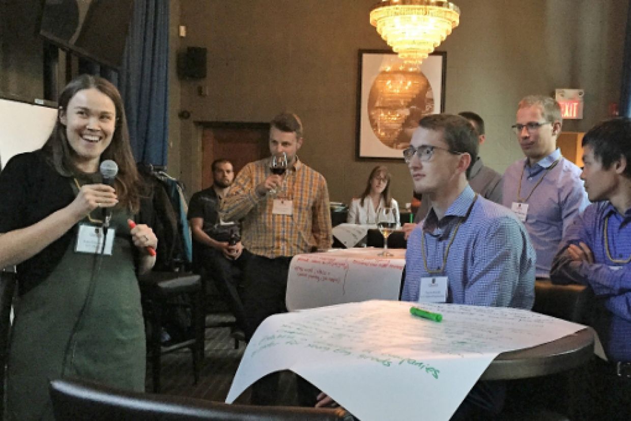 Faculty of Engineering and Applied Science alumni at event