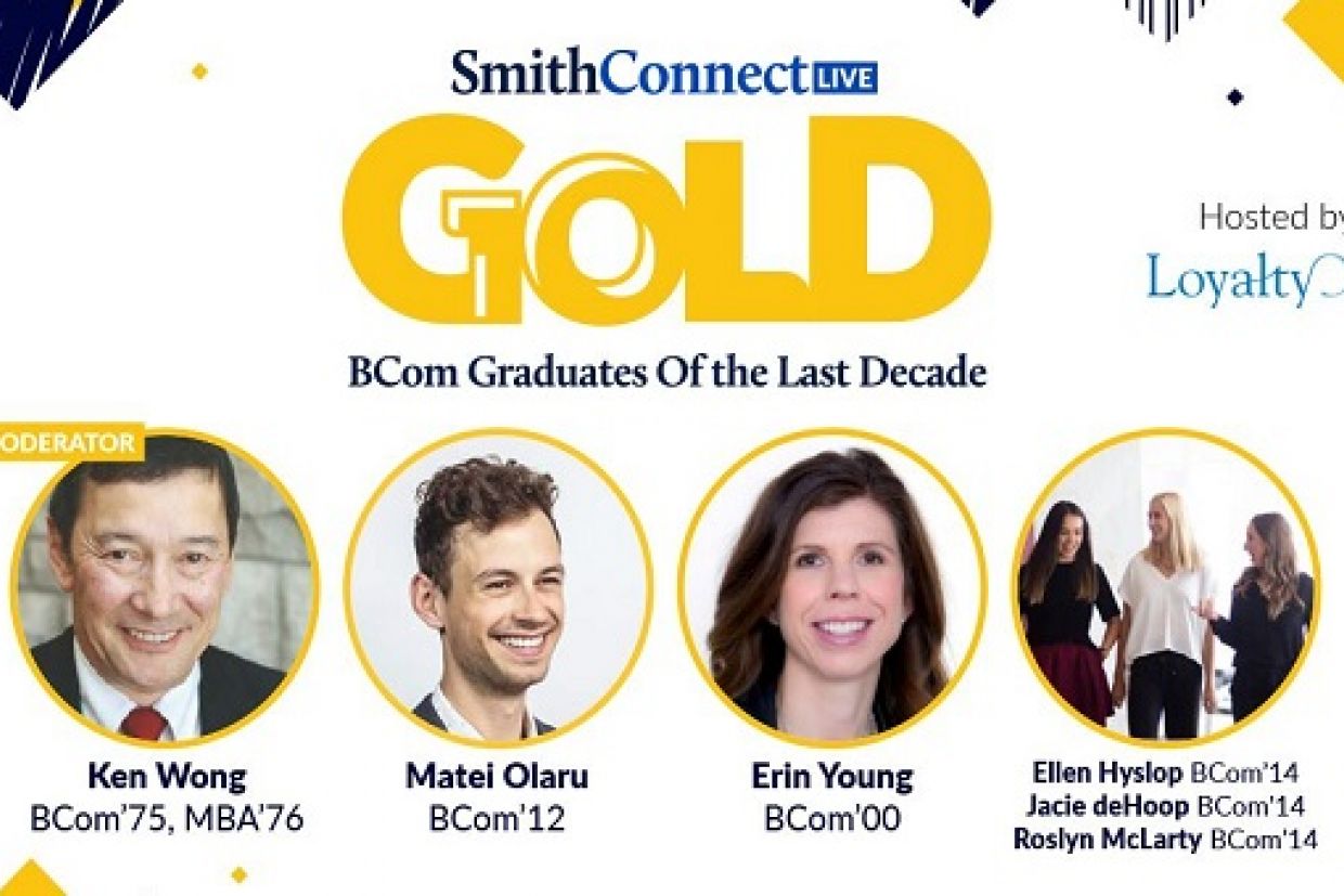SmithConnect Live GOLD BCom Graduates of the Last Decade