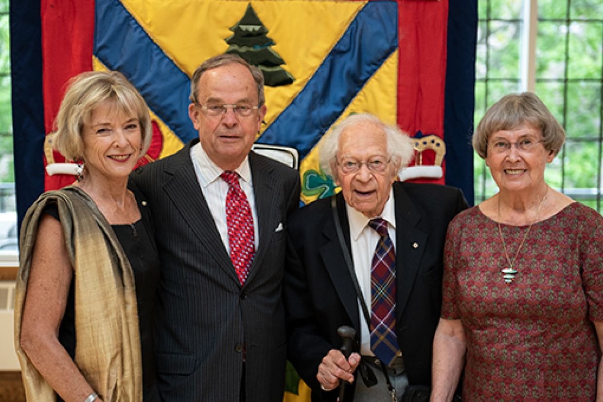 Celebrating a past Kingston Branch Awards dinner