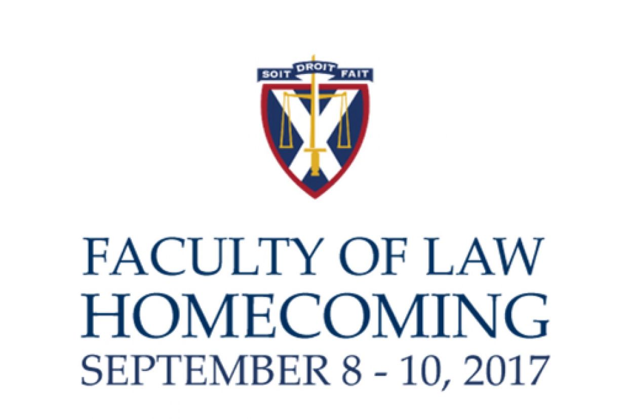 Faculty of Law Homecoming Logo