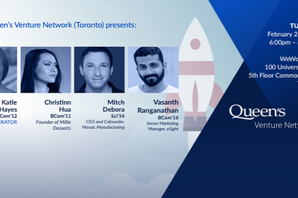 Queen's Venture Network Toronto - The Founder(s) Mentality: Structuring your Startup